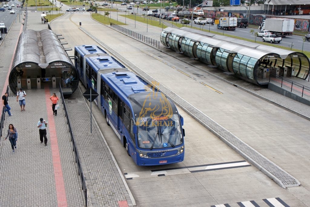 布鲁萨有不同类型的公共交通工具